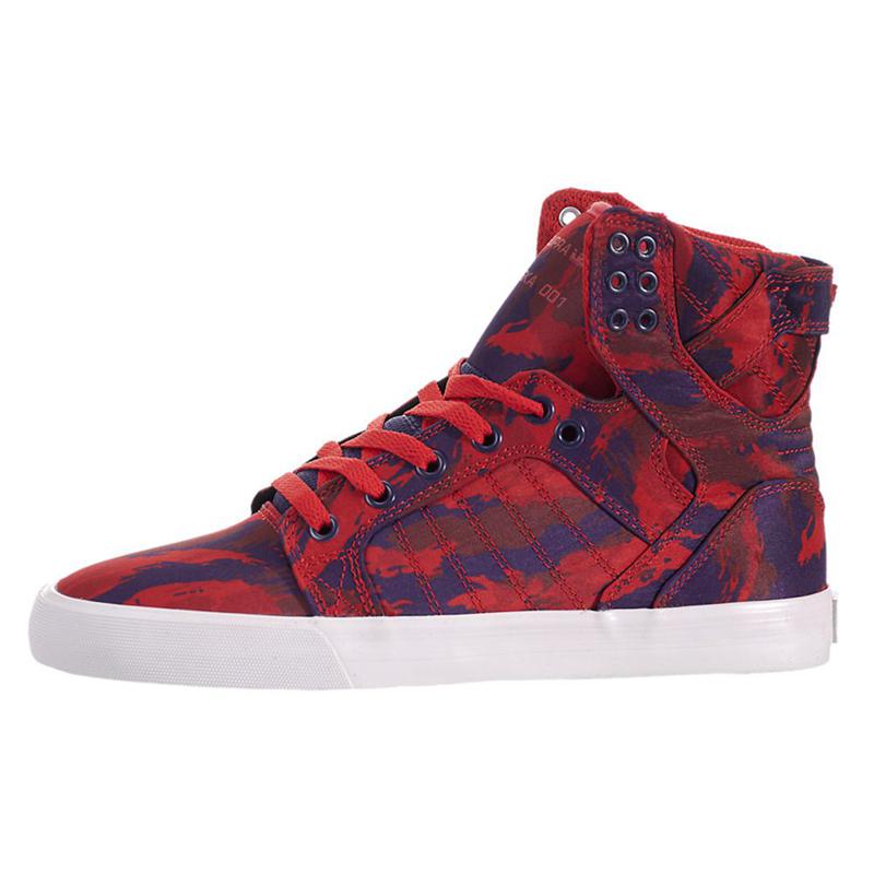 Zapatillas Altas Supra Argentina Mujer - SKYTOP Rojas (BTGEM-4269)